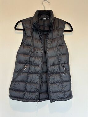 REI Black Down Quilted Packable Puffer Vest